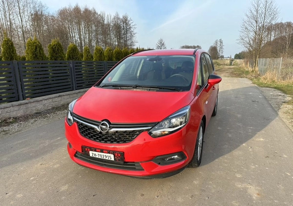 Opel Zafira cena 53800 przebieg: 66400, rok produkcji 2017 z Siedlce małe 704